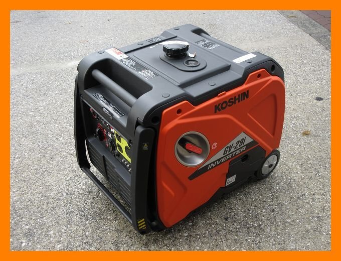 KOSHIN 工進 インバーター発電機 GV-29i(GV-29i-AAA-0)