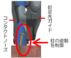79種類の釘が打てる! 79種類の釘が打てる!